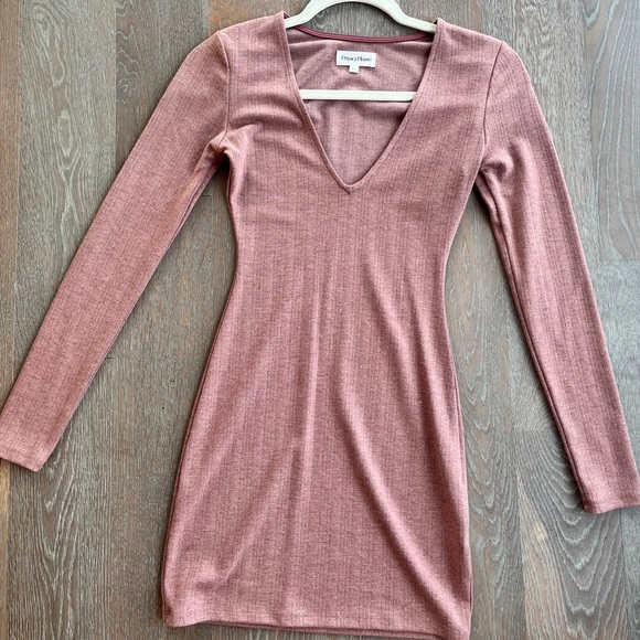 Privacy Please Kaya Mini Dress in Dusty Pink- size XS - Picture 2 of 4